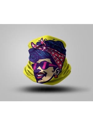 Buffalo Motorcu Baf Maske Outdoor Boyunluk Unisex Bandana