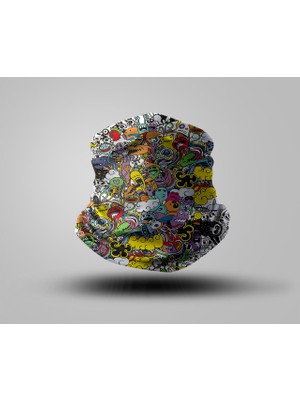 Buffalo Motorcu Baf Maske Outdoor Boyunluk Unisex Bandana