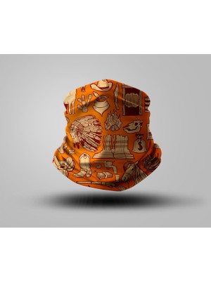 Buffalo Motorcu Baf Maske Outdoor Boyunluk Unisex Bandana