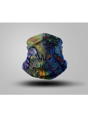 Buffalo Motorcu Baf Maske Outdoor Boyunluk Unisex Bandana