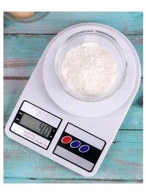 Dijital Hassas Mutfak Tartısı Mutfak Terazisi LCD Ekran-Hassas Ölçüm 5kg-1gr Pil Hediyeli