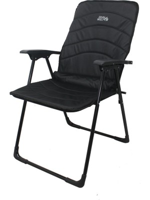 Gray Wolf Kamp Sandalyesi Quatro Kollu Petli Siyah