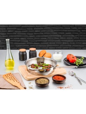 Özlife Polo Sade 26 cm Tekli Tava- 4013