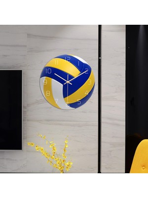 Duvar Saati 12 '' Asılı Yatak Odası Oturma Odası Koridor Ofis Dekoru Hediye Voleybolu