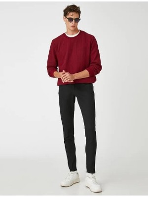 Koton Erkek Skinny Fit Kot Pantolon - Michael Jean