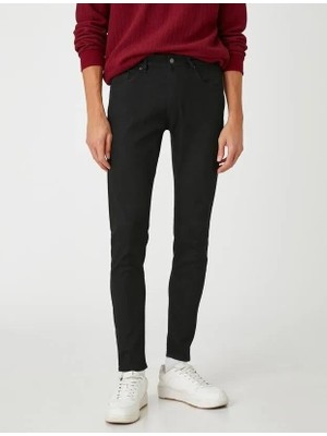 Koton Erkek Skinny Fit Kot Pantolon - Michael Jean