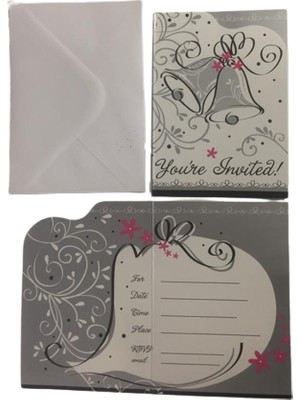 Event Party Store  Düğün  Nişan Kına Davetiye 8'li