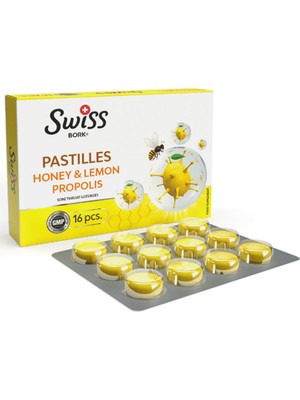 Swiss Bork Bal Limon Propolis Pastil 16'lı