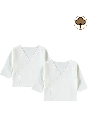 Civil Baby Bebek Organik 2'li İç Zıbın 0-1 Ay Ekru