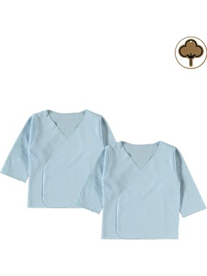 Civil Baby Bebek Organik 2'li İç Zıbın 0-1 Ay Mavi