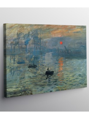 Tablopro Claude Monet - Impression Sunrise 1872 Tablo - 60CM x 80CM