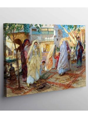 Tablopro Frederick Arthur Bridgman Iskelede Kanvas Tablo