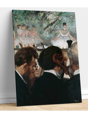 Edgar Degas Orkestra Müzisyenleri Tablo Ev Oda Dekorasyon