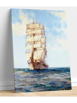 Montague Dawson Yelkenler Fora Tablo Ev Oda Dekorasyon