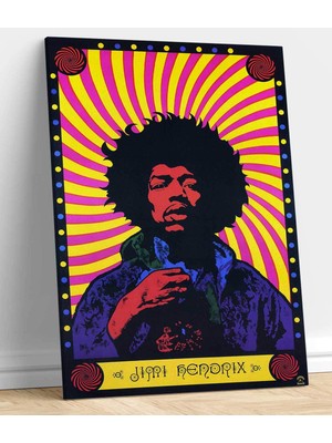 Tablopro Jimi Hendrix Kanvas Tablo