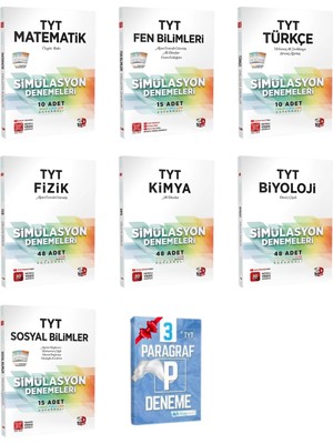 3D Yayınları TYT Mat Fen Türkçe Fizik Kimya Biyoloji Sosyal Simülasyon Deneme
