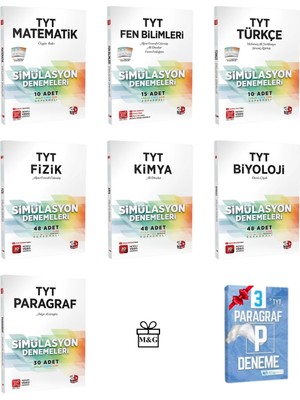 3D Yayınları TYT Mat Fen Türkçe Fizik Kimya Biyoloji Paragraf Simülasyon Deneme