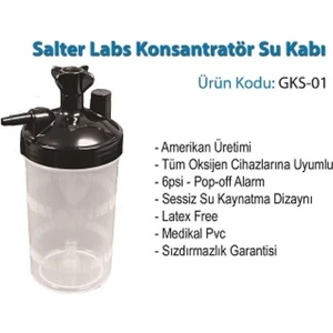 Salter Labs Konsantratör Su Kabı Ref 7600 Usa 18 Cm Salter