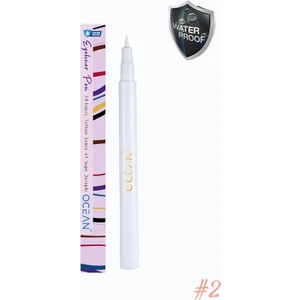Beyaz Eyeliner, Likit Kalem Eyeliner, Suya Dayanıklı, Yoğun Pigmentli
