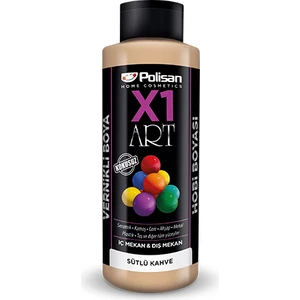 X1 Art Vernikli Hobi Boyası Sütlü Kahve 120 ml