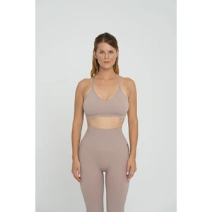 Dikişsiz Spor Sütyeni | Pudra | Seamles Bras | İnce Fitilli Model |