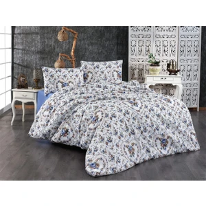 Aysalife Home Modern Kalp Desen Çift Kişilik Pamuklu Nevresim Takımı