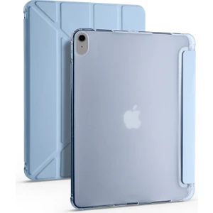 iPad 10. Nesil 11. Nesil A16 2022 - 2025 10.9" Uyumlu Kılıf Tri Folding Smart Kalemlikli Kapaklı Uyku Modlu Kılıf