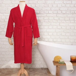 Karaca Home Daily Soft Kırmızı %100 Pamuk Erkek Bornoz L/xl
