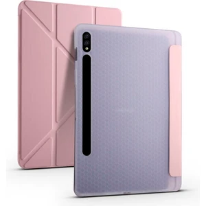 Samsung Galaxy Tab S8 Plus 12.4" SM-X800/SM-X806 Arka Silikon Uyku Modlu Smart Kılıf (Kalem Şarja Uygun)