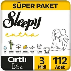 Extra Günlük Aktivite Bebek Bezi 4lü Jumbo 3 Beden 4 9 kg 112'li