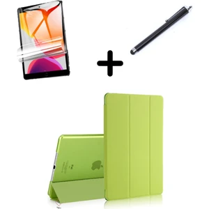 Apple iPad Pro 11 1. 2. 3. 4. Nesil Kılıf Set Pu Deri Smart Tablet Kilifi Ekran Koruyucu + Kalem