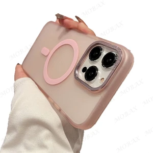 Apple iPhone 13 Pro Max Kılıf Mat Kadifemsi Special Edition Pc Magsafe Kapak
