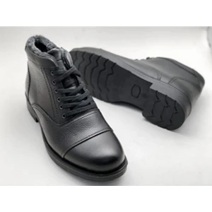 Deri Içi Kürklü Erkek Kışlık Bot