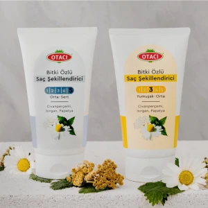 Bitki Özlü Saç Şekillendirici,saç Jölesi,orta-Sert + Yumuşak-Orta 2li Set