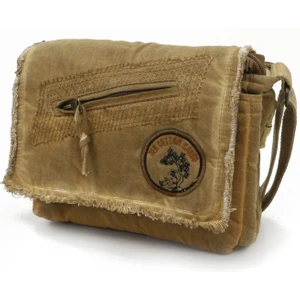 Old Cotton Cargo 7136 Küçük Omuz Çantası Kanvas Bag  Okul Tablet Çantası