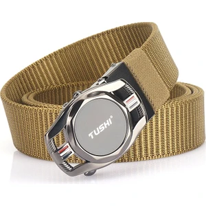 Erkek Alaşımlı Otomatik Tokalı Genç Kanvas Kemer