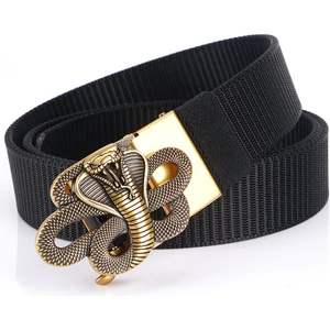 Erkek Alaşımlı Otomatik Tokalı Genç Kanvas Kemer