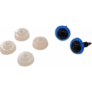 Amigurumi Vidalı Renkli Göz - Mavi - 12 mm - 200 Adet (100 Çift) Kilitli Göz