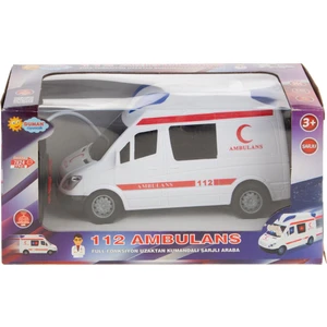 Toys Uzaktan Kumandalı Şarjlı Ambulans Full Fonksiyon 1/18 Ölçek DMN345-242 2429
