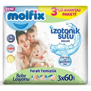 Izotonik Ferah Temizlik Islak Mendil 3X60LI