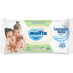 Molfıx Izotonik Sulu Islak Mendil 60 Lı (12 Adet)