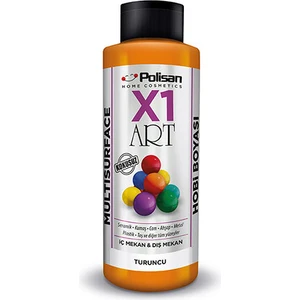 X1 Art Multisurface Hobi Boyası Turuncu 120 ml