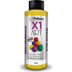 X1 Art Multisurface Hobi Boyası Sarı 120 ml