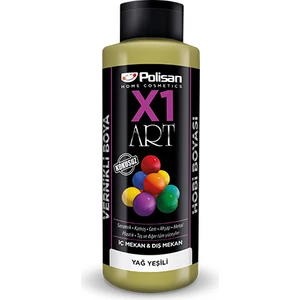 X1 Art Vernikli Hobi Boyası Yağ Yeşili 120 ml