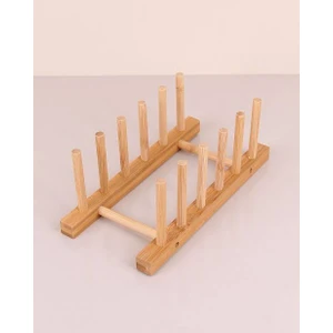 Bambu Lüx 6 Bölmeli Tabaklık 28x13cm