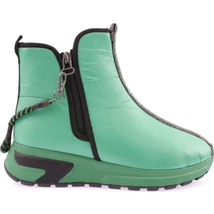 685-22K Kadin Kalin Taban Fermuar Detayli Bot