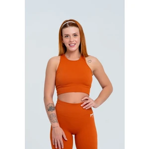 Kadın Halter Yaka Dikişsiz Spor T-Shirt | Crop Tops |