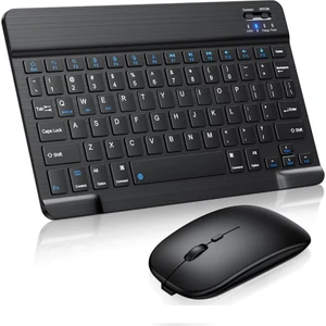 Apple iPad 10.nesil  Tablet Için Uyumlu Slim Şarjlı Bluetooth Klavye ve Mouse Seti