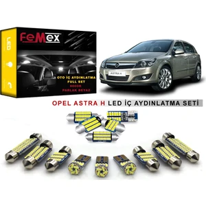 Opel Astra H LED Iç Aydınlatma Ampul Seti Parlak Beyaz