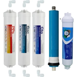 Aqua Bella Su Arıtma Filtresi Inline Filtre Seti Reverse Osmos Filtre Seti